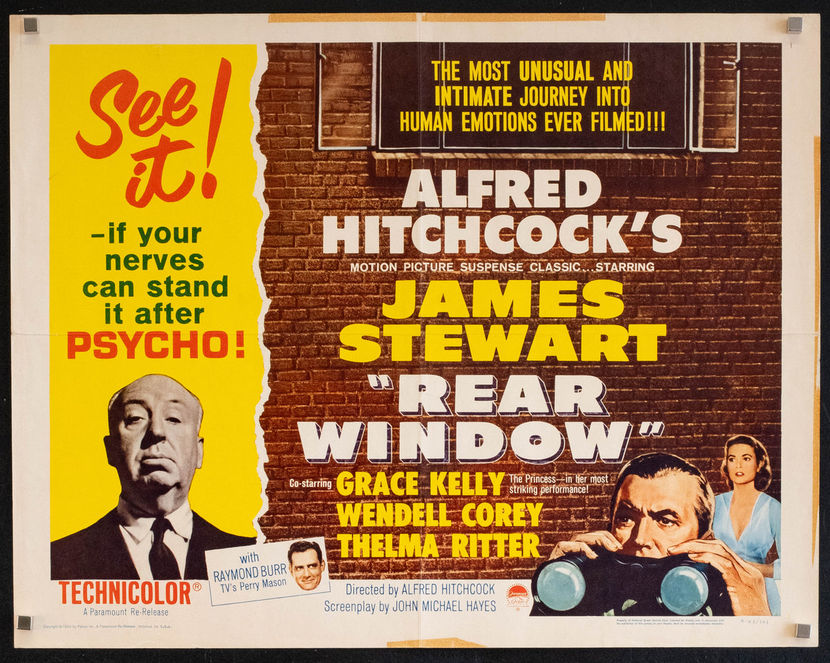 Rear Window Original Vintage Movie Poster