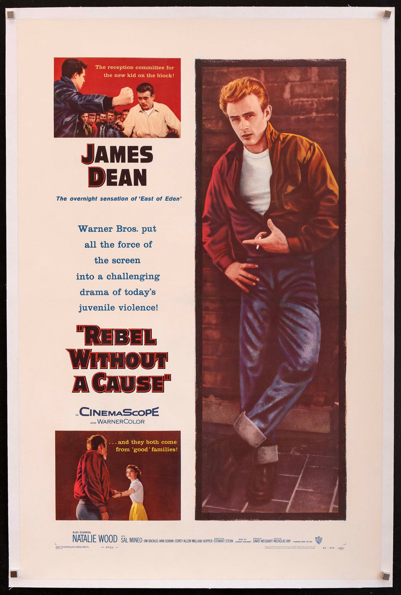 Rebel Without a Cause 1 Sheet (27x41) Original Vintage Movie Poster