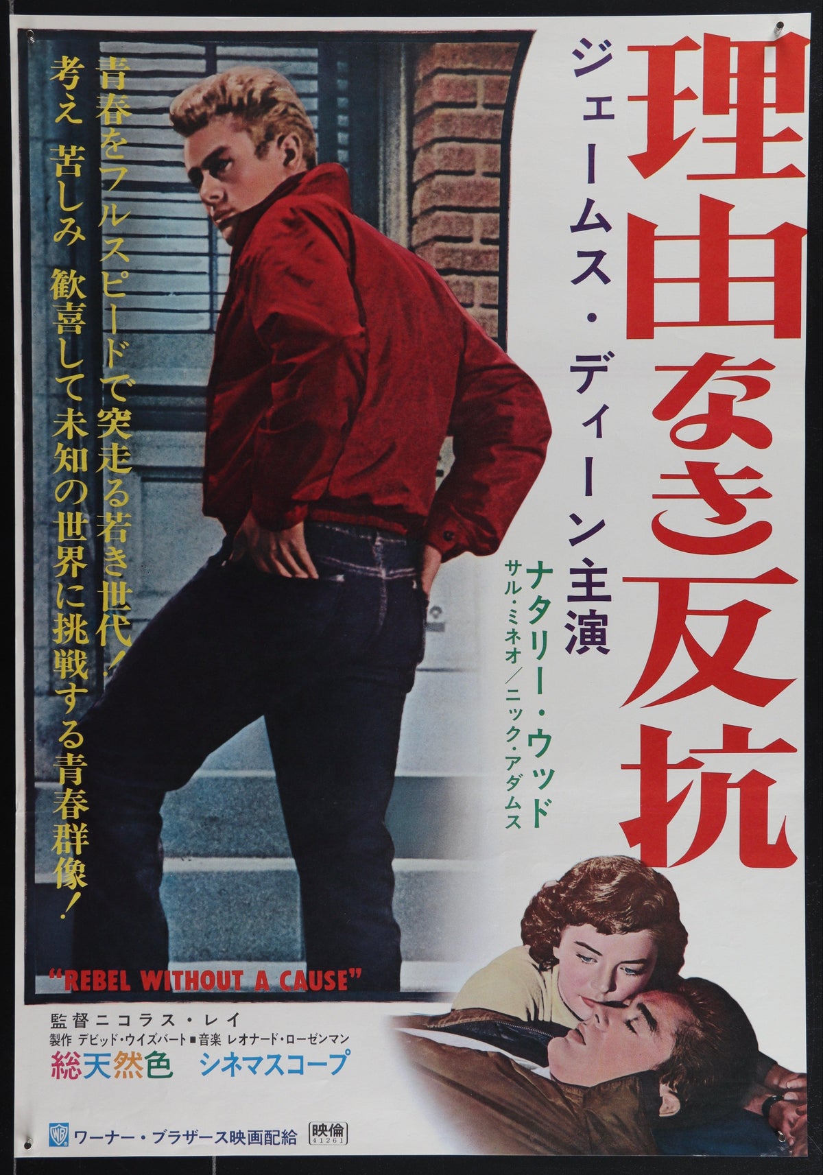 Rebel Without a Cause Japanese 1 Panel (20x29) Original Vintage Movie Poster