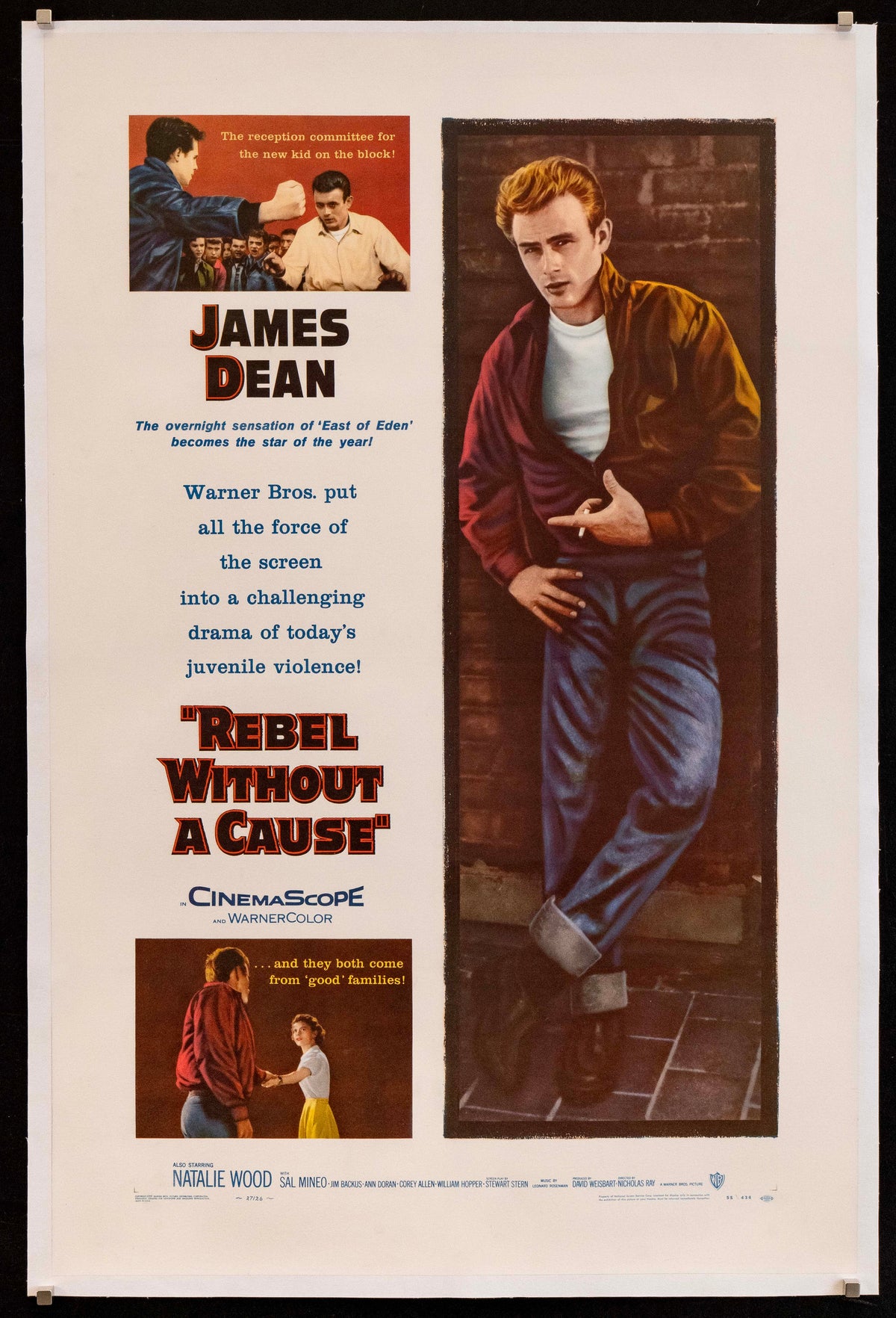 Rebel Without a Cause Original Vintage Movie Poster