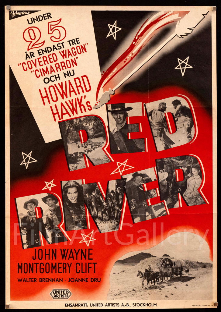 Red River Original Vintage Movie Poster