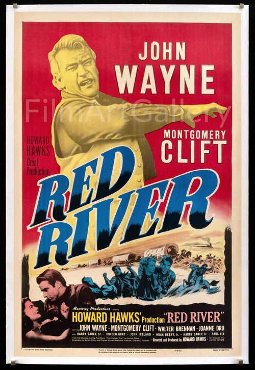 Red River Original Vintage Movie Poster