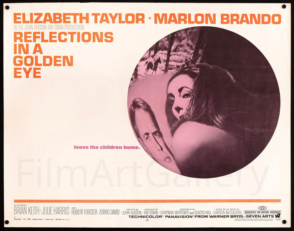 Reflections in a Golden Eye Original Vintage Movie Poster