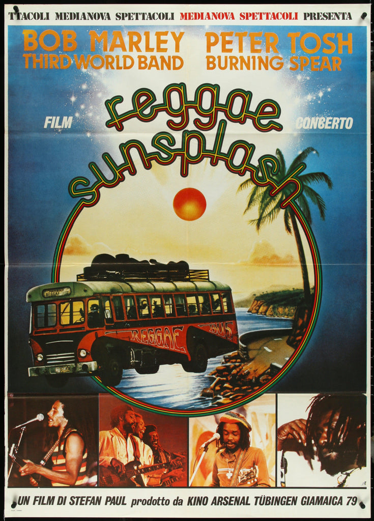 Reggae Sunsplash Movie Poster 1980 Italian 2 foglio (39x55)
