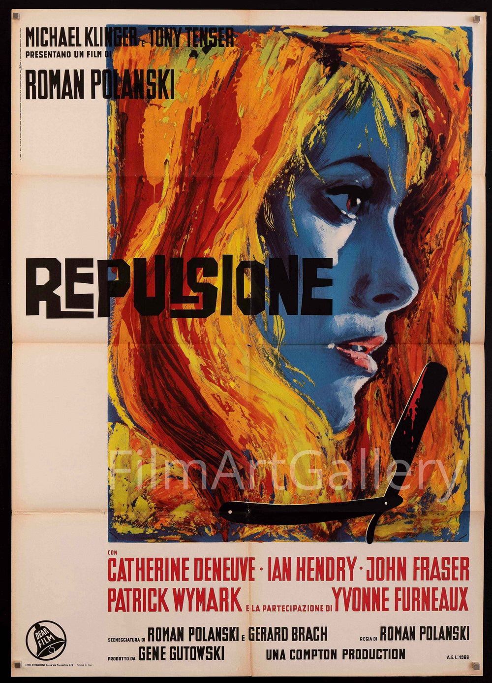 Repulsion Original Vintage Movie Poster