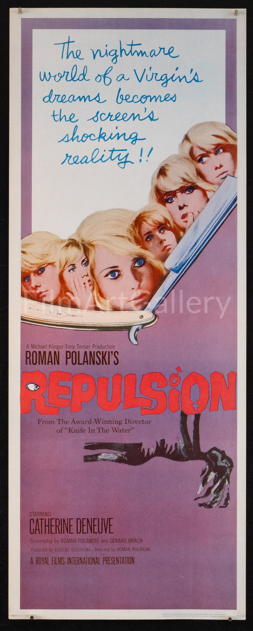 Repulsion Original Vintage Movie Poster
