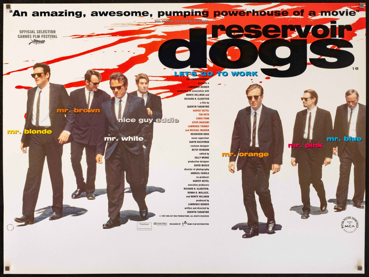 Reservoir Dogs Original Vintage Movie Poster
