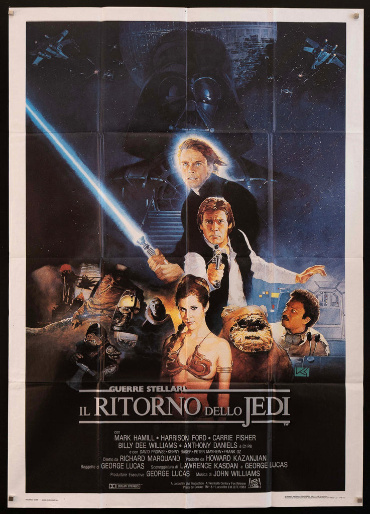 Return of the Jedi Italian 2 Foglio (39x55) Original Vintage Movie Poster