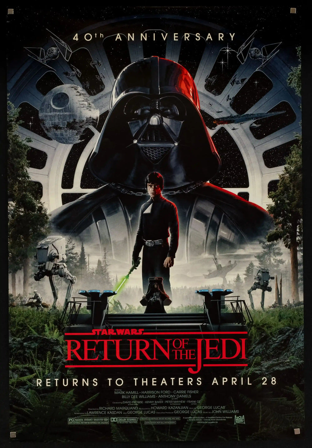 Return of the Jedi Original Vintage Movie Poster