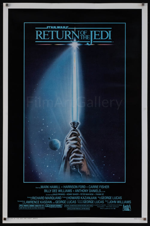 Return of the Jedi Original Vintage Movie Poster