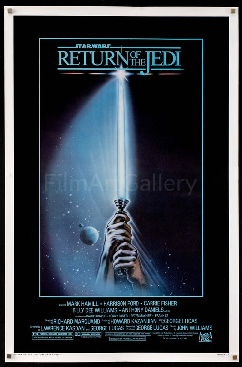 Return of the Jedi Original Vintage Movie Poster