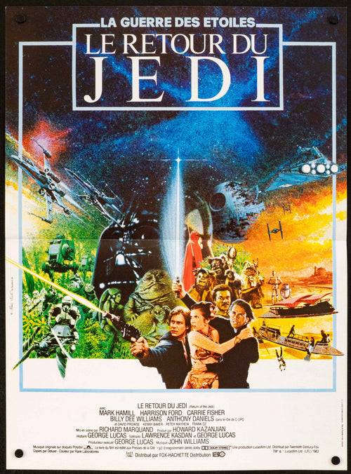 Return of the Jedi Original Vintage Movie Poster
