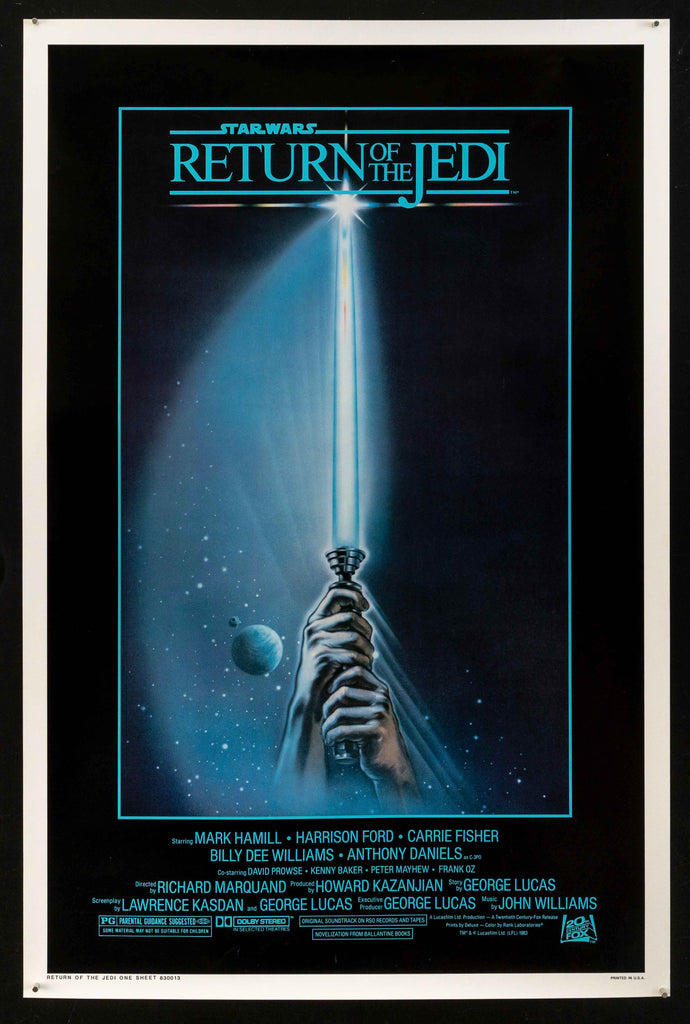 Return of the Jedi Original Vintage Movie Poster