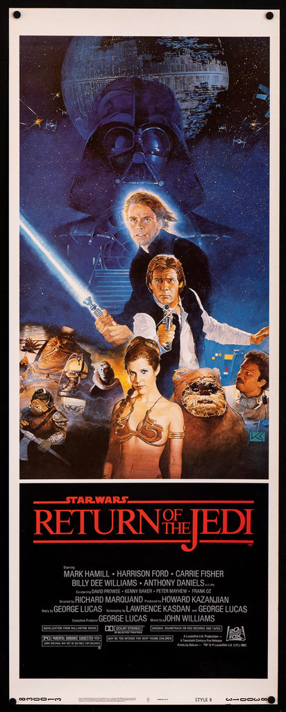 Return of the Jedi Original Vintage Movie Poster