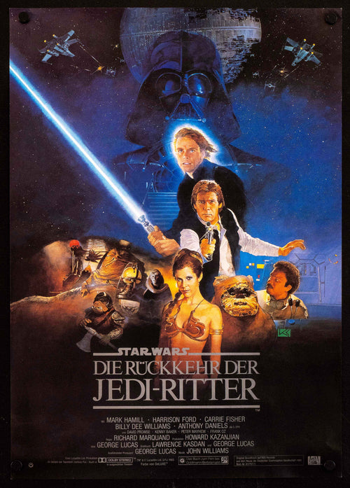 Return of the Jedi Original Vintage Movie Poster