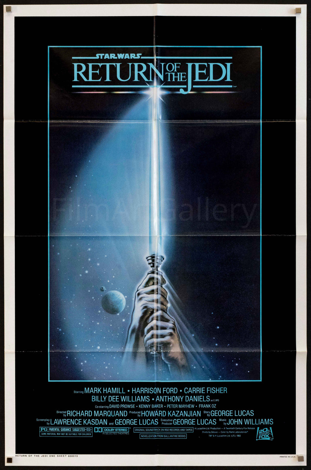 Return of the Jedi Original Vintage Movie Poster