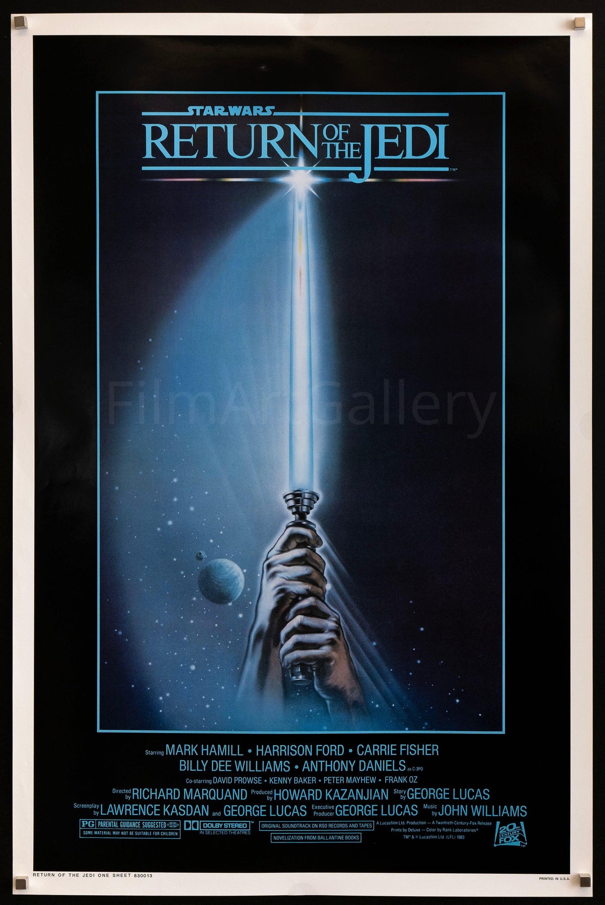 Return of the Jedi Original Vintage Movie Poster