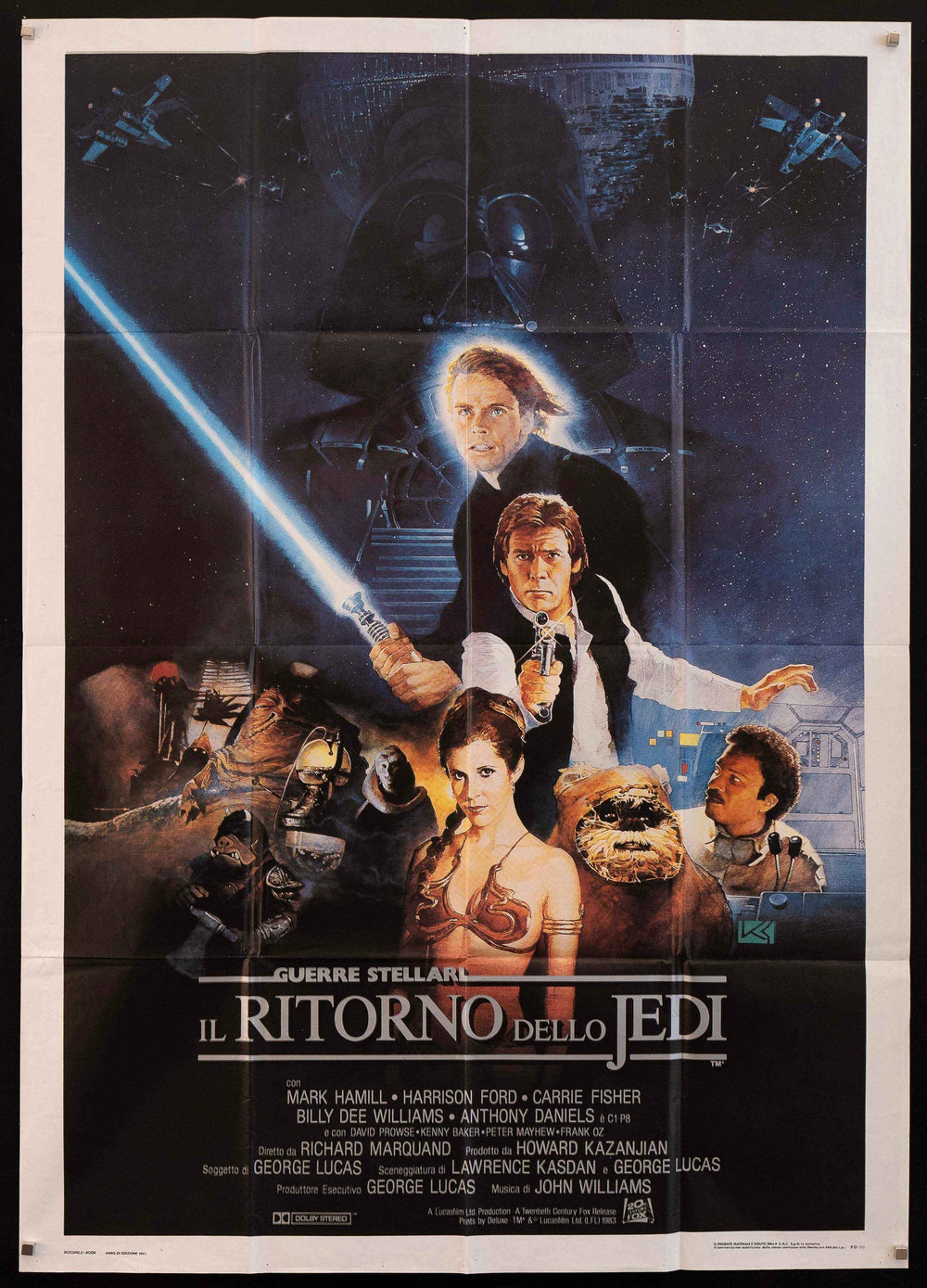 Return of the Jedi Original Vintage Movie Poster