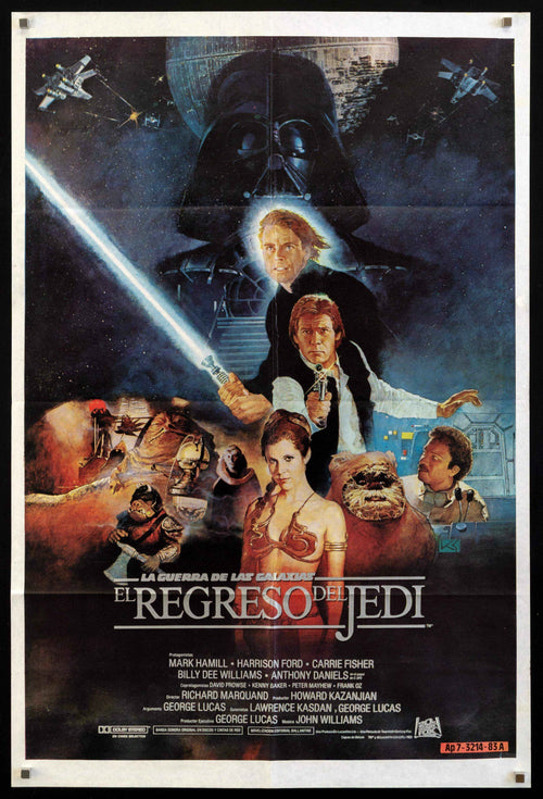 Return of the Jedi Original Vintage Movie Poster