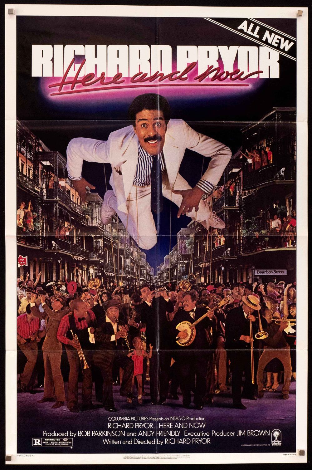 Richard Pryor: Here and Now Original Vintage Movie Poster