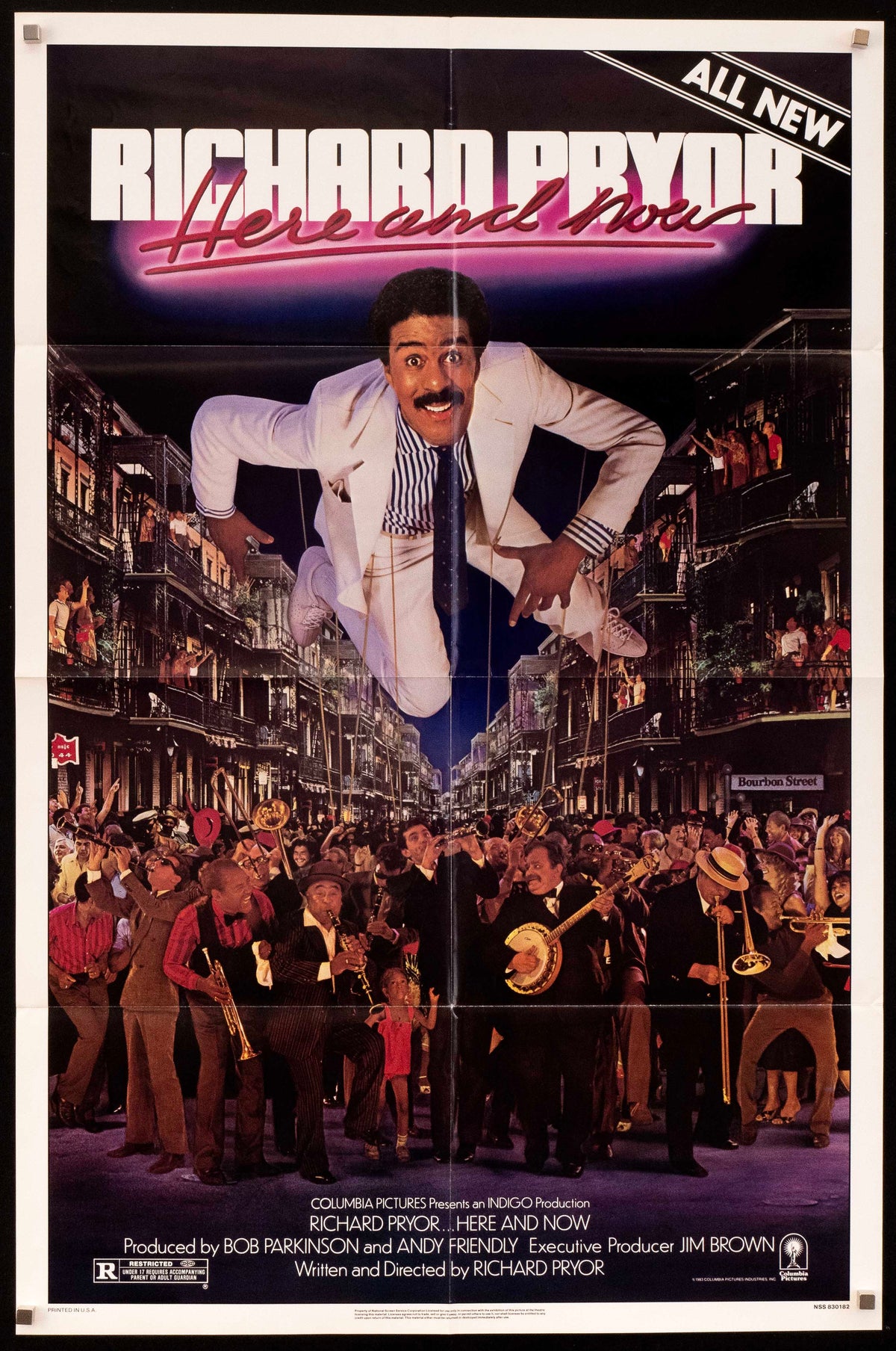 Richard Pryor: Here and Now Original Vintage Movie Poster
