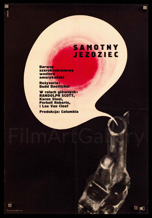 Ride Lonesome Original Vintage Movie Poster
