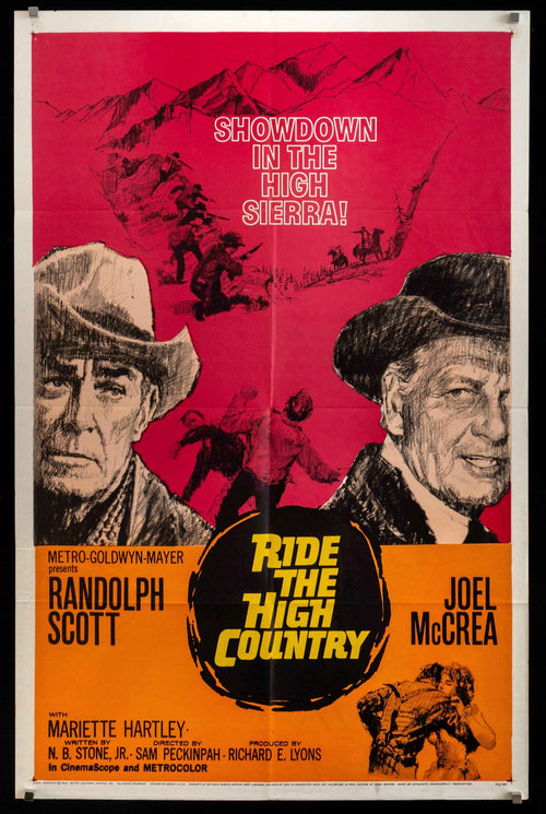 Ride the High Country Original Vintage Movie Poster