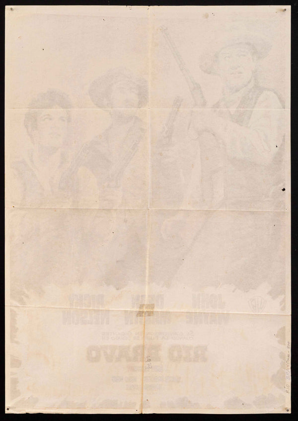 Rio Bravo Original Vintage Movie Poster
