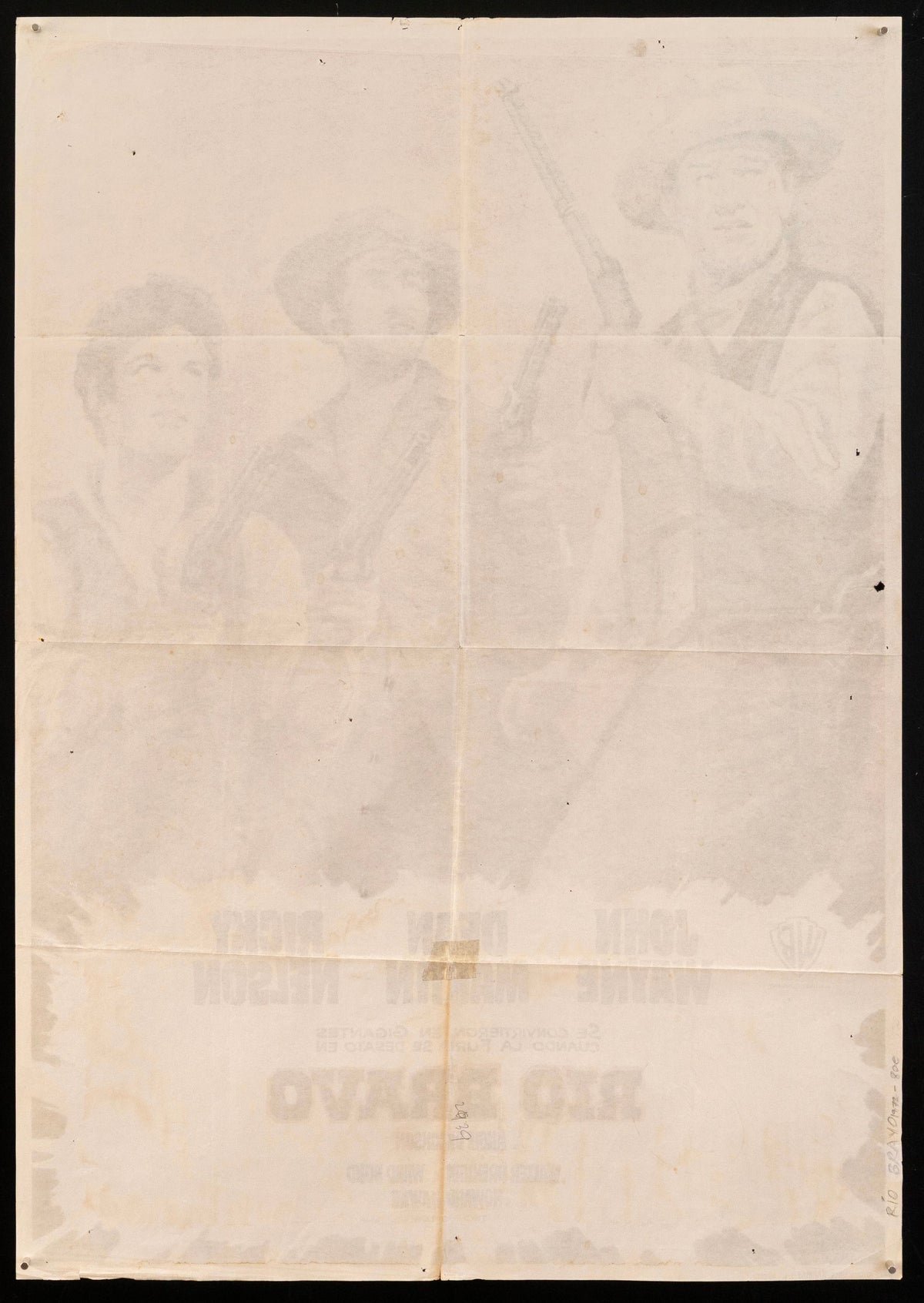 Rio Bravo Original Vintage Movie Poster