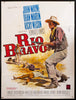 Rio Bravo French 1 Panel (47x63) Original Vintage Movie Poster