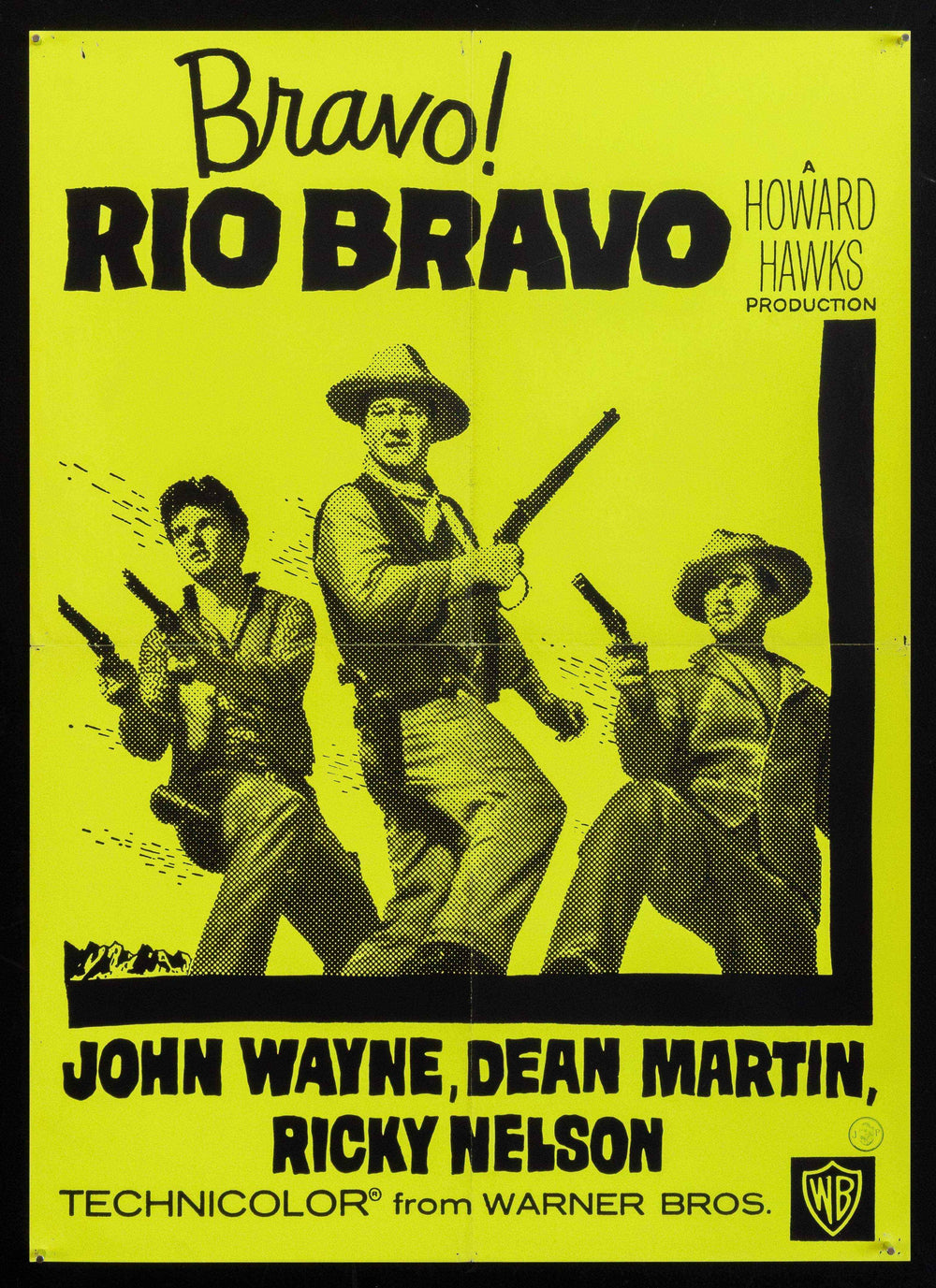 Rio Bravo Original Vintage Movie Poster