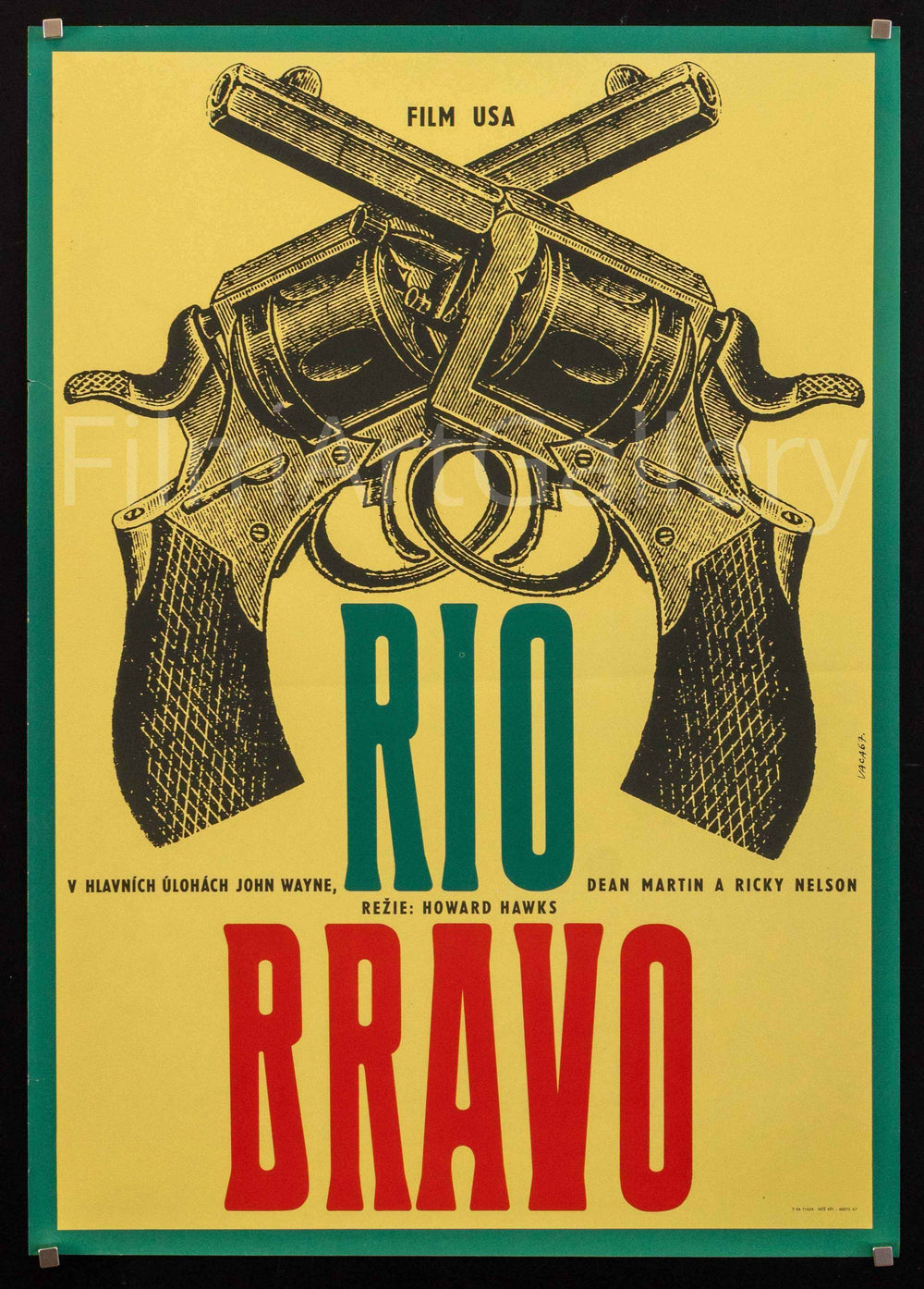 Rio Bravo Original Vintage Movie Poster