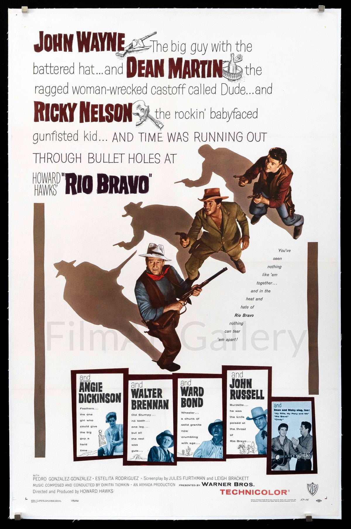 Rio Bravo Original Vintage Movie Poster