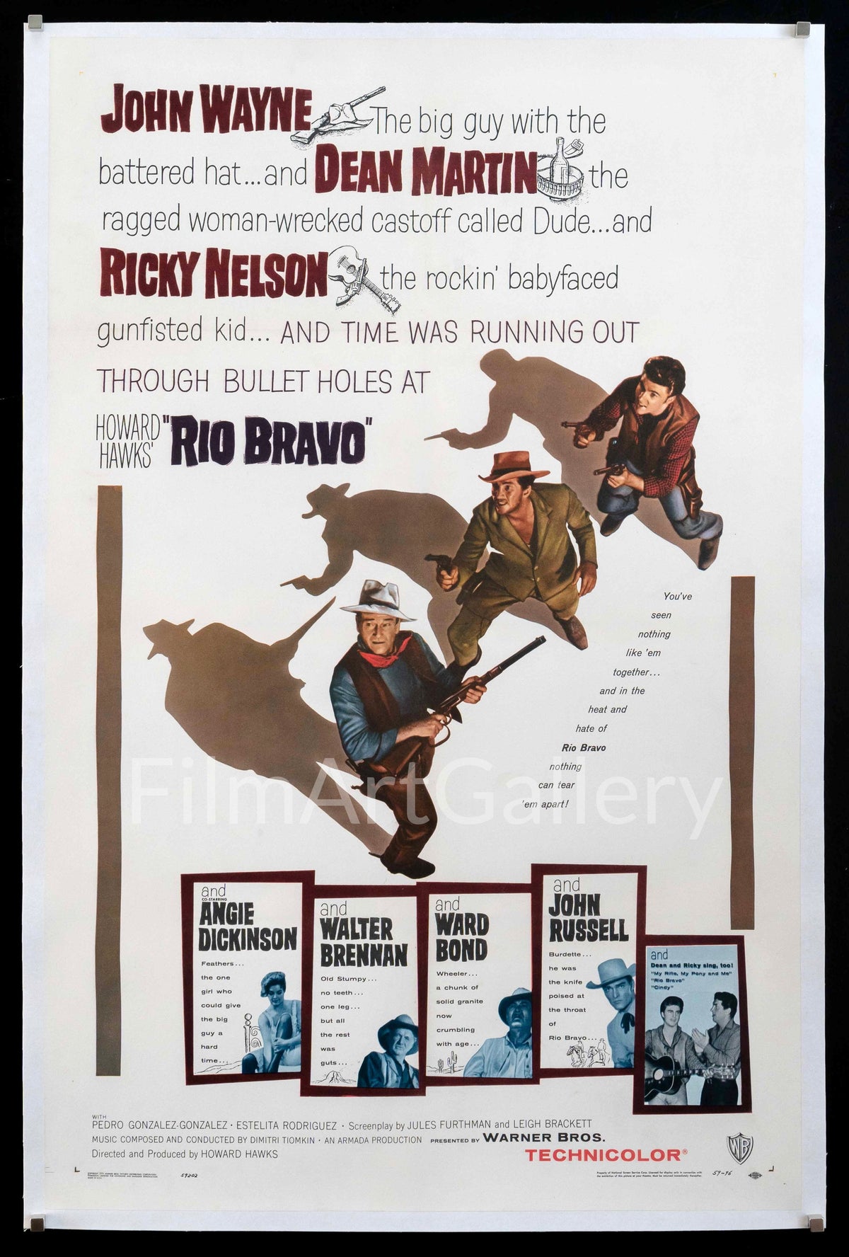 Rio Bravo Original Vintage Movie Poster