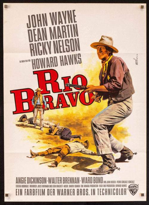 Rio Bravo Original Vintage Movie Poster
