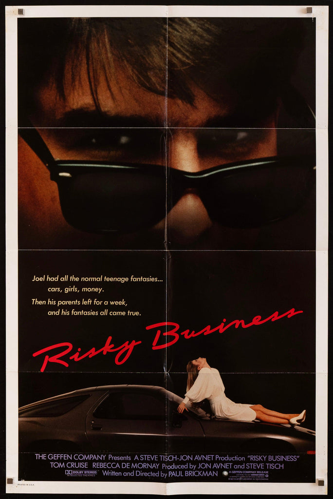 Risky Business Original Vintage Movie Poster