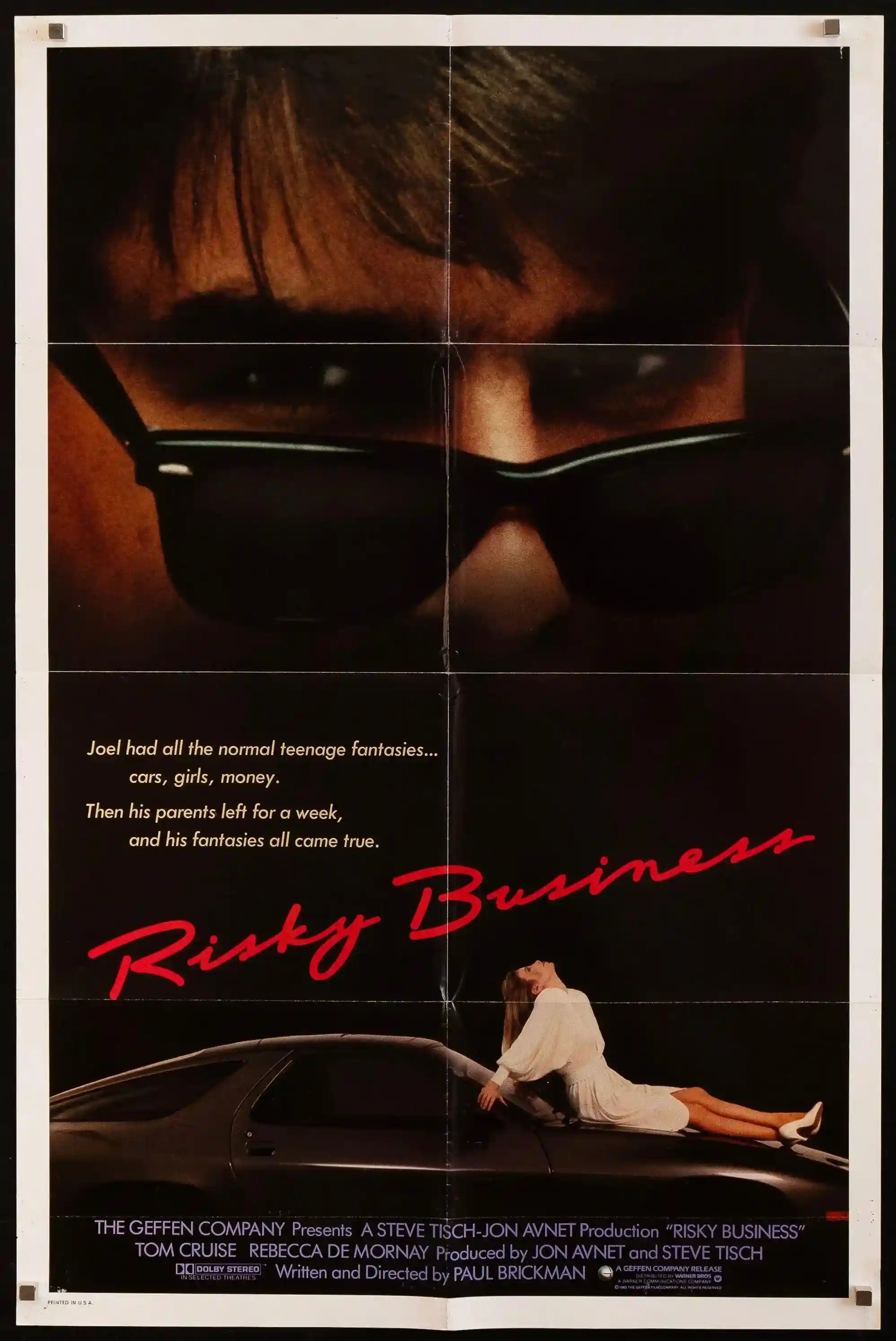 Risky Business Original Risky Business 1983 Movie Poster In VF risky-business-original-risky-business-1983-movie-poster-in-vf