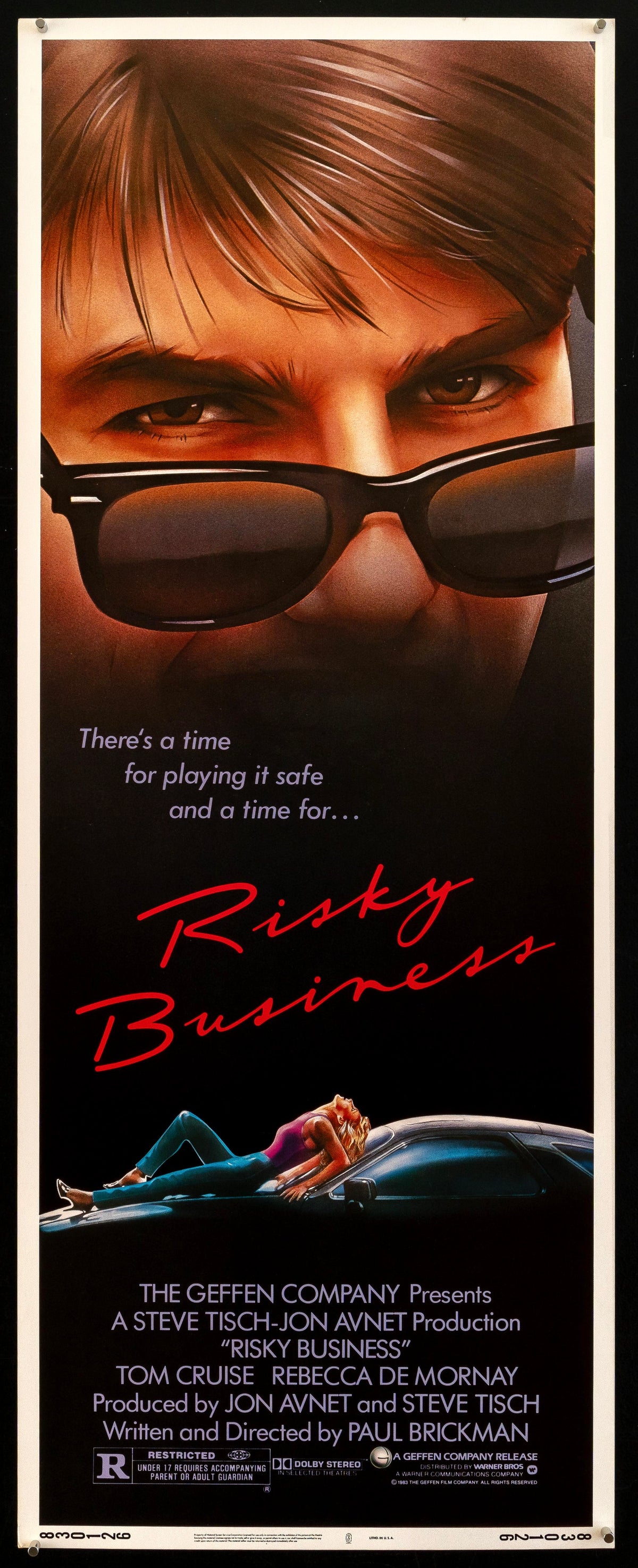Risky Business Original Vintage Movie Poster