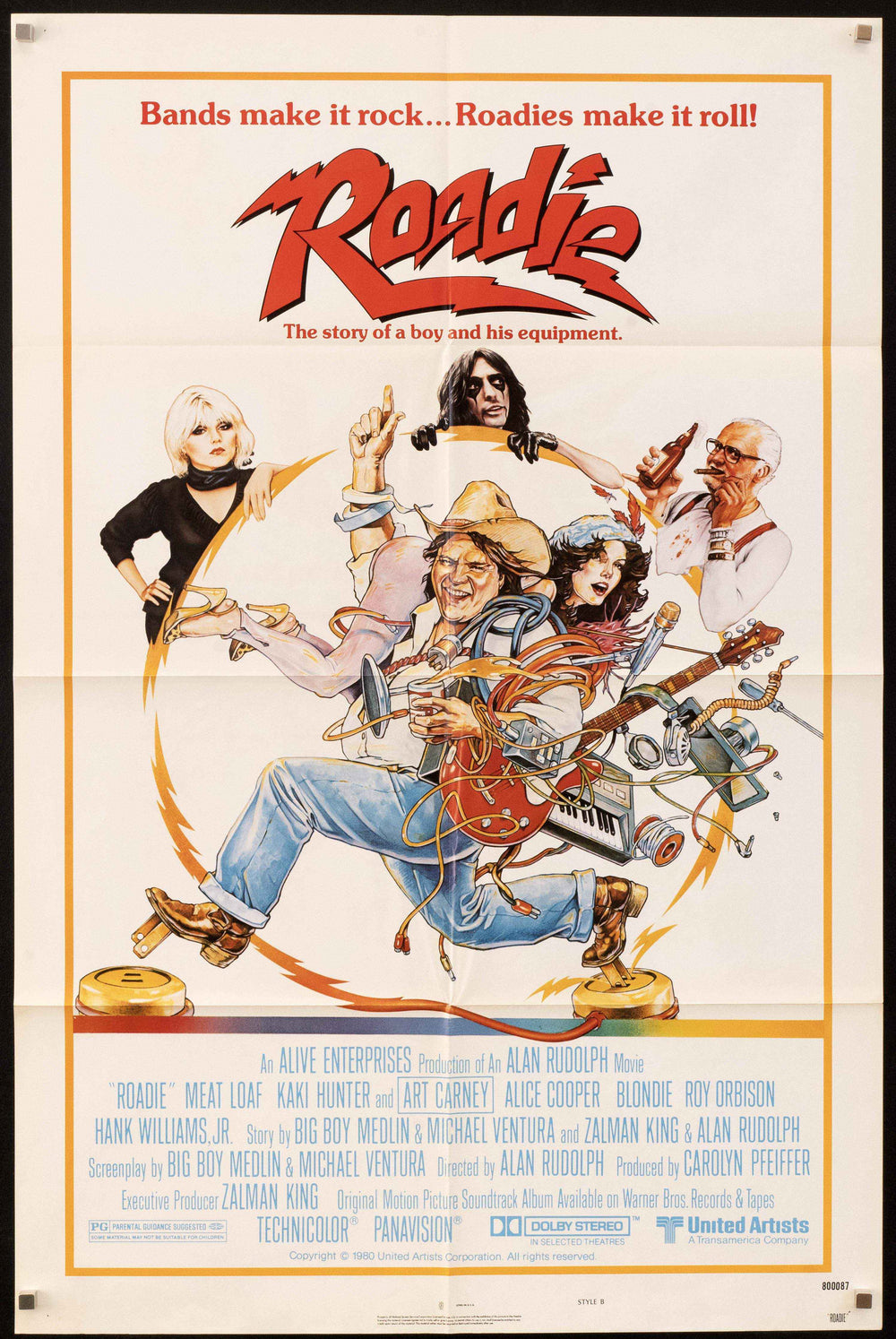 Roadie Original Vintage Movie Poster