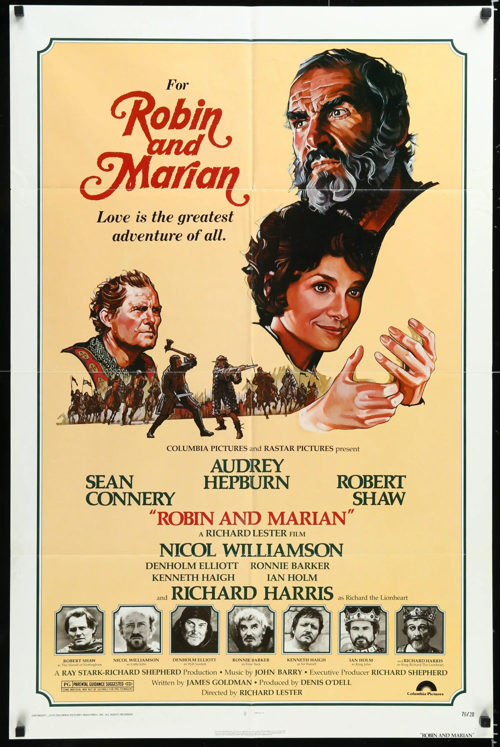 Robin and Marian Original Vintage Movie Poster