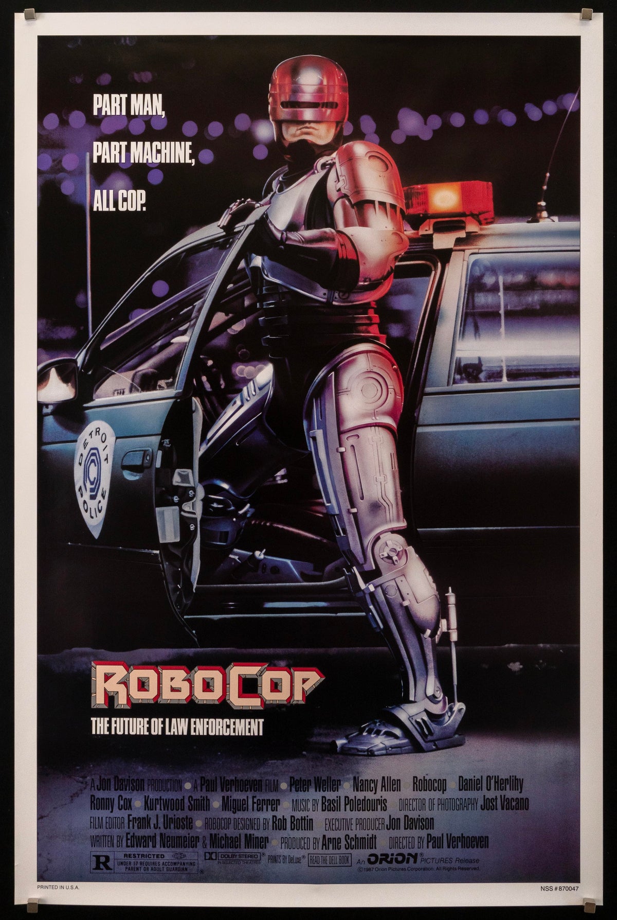 Robocop Original Vintage Movie Poster
