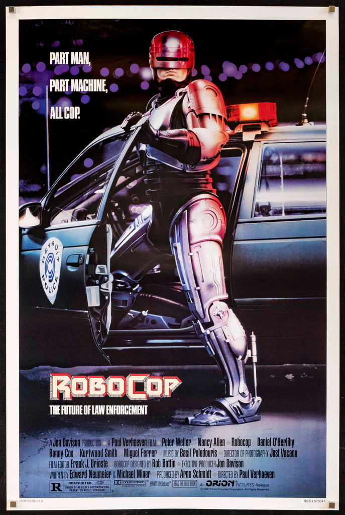 Robocop Original Vintage Movie Poster
