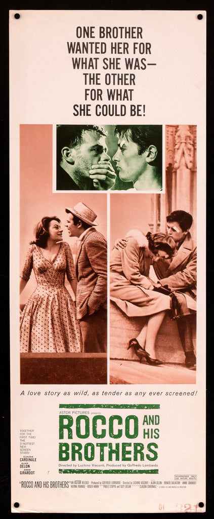 Rocco and His Brothers (Rocco E I Suoi Fratelli) Original Vintage Movie Poster