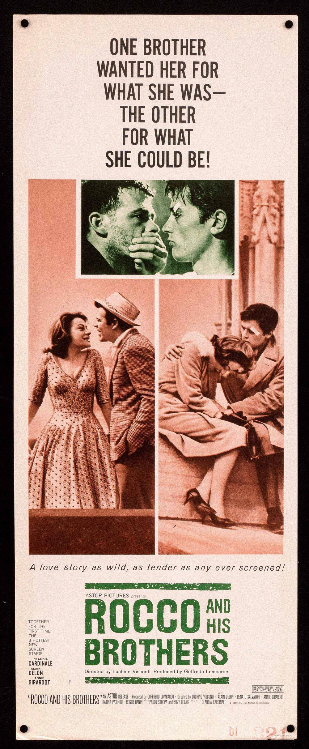 Rocco and His Brothers (Rocco E I Suoi Fratelli) Original Vintage Movie Poster