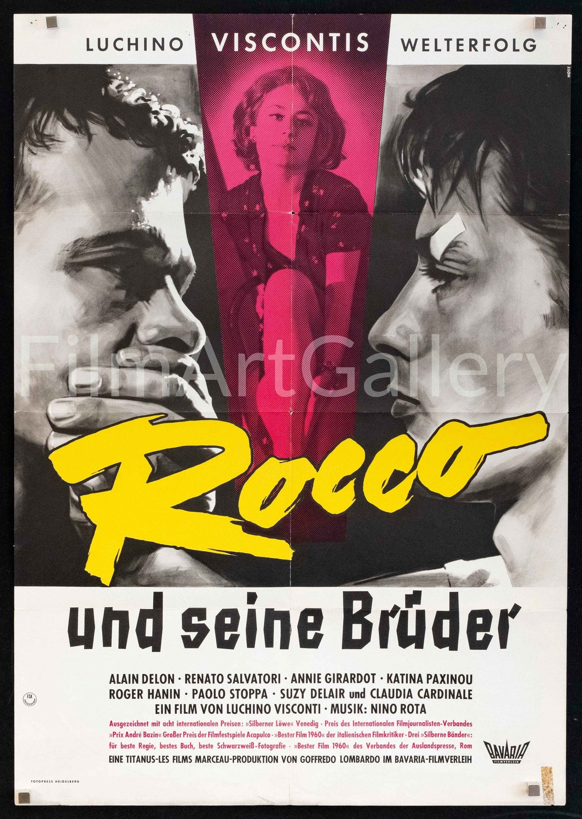 Rocco and His Brothers (Rocco E I Suoi Fratelli) Original Vintage Movie Poster
