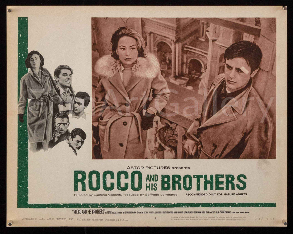 Rocco and His Brothers (Rocco E I Suoi Fratelli) Original Vintage Movie Poster