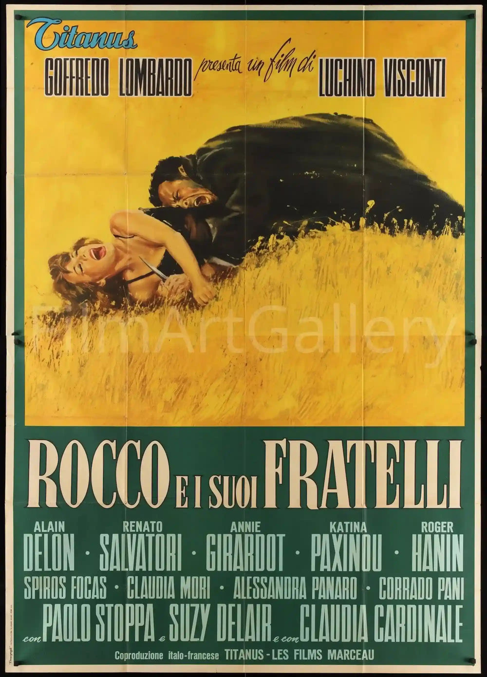 Rocco and His Brothers (Rocco E I Suoi Fratelli) Original Vintage Movie Poster