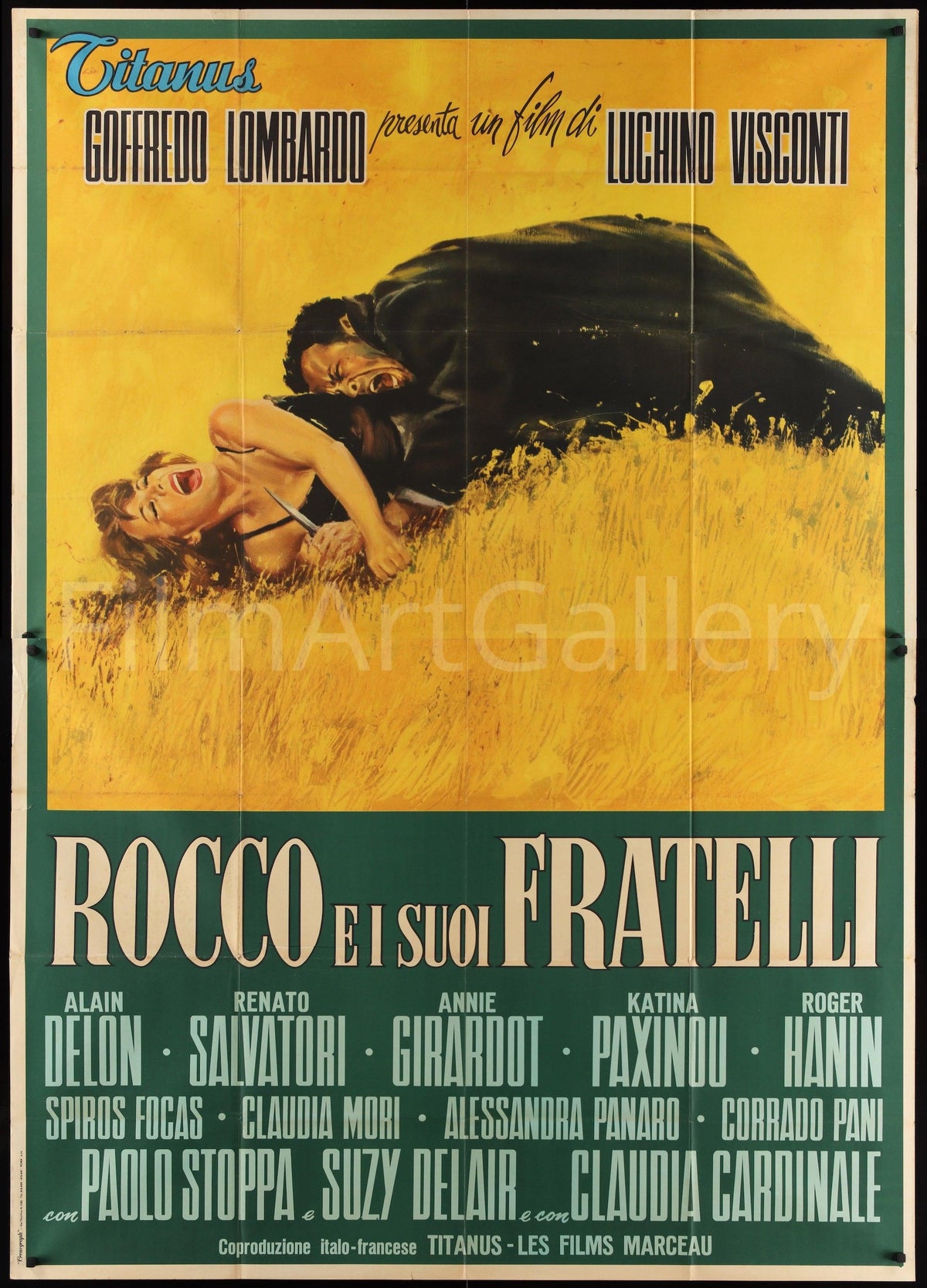 Rocco and His Brothers (Rocco E I Suoi Fratelli) Original Vintage Movie Poster