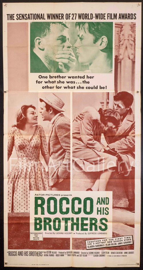 Rocco and His Brothers (Rocco E I Suoi Fratelli) Original Vintage Movie Poster