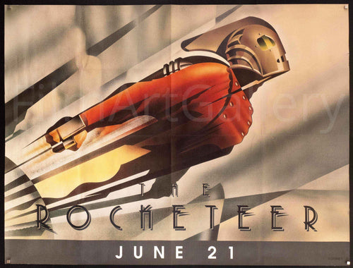 Rocketeer Original Vintage Movie Poster
